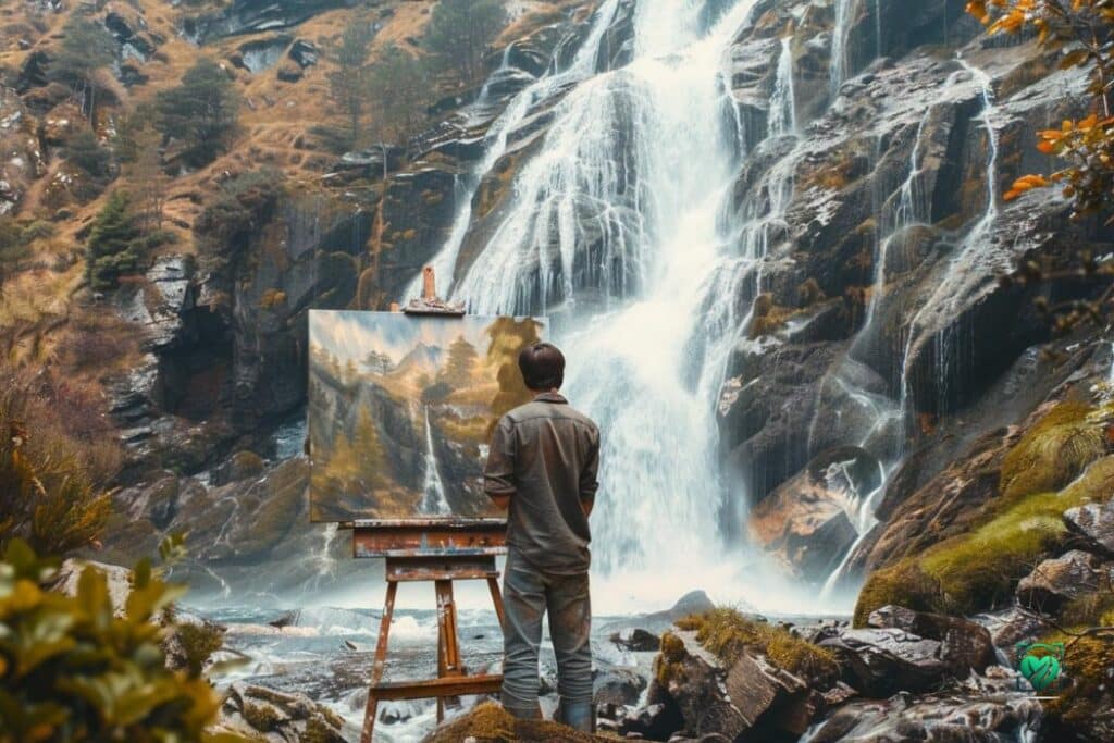 Wasserfall malen: Schritt-für-Schritt-Anleitung zum Erfolg