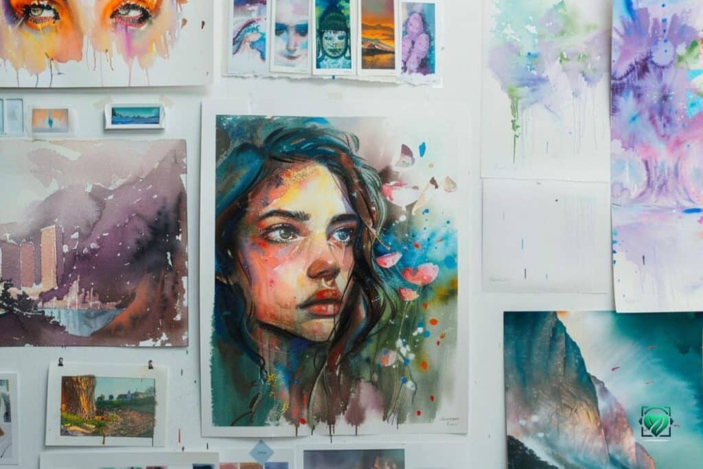  Guide: Malen mit Wasserfarben für Einsteiger - Mein Herz sagt Kunst 