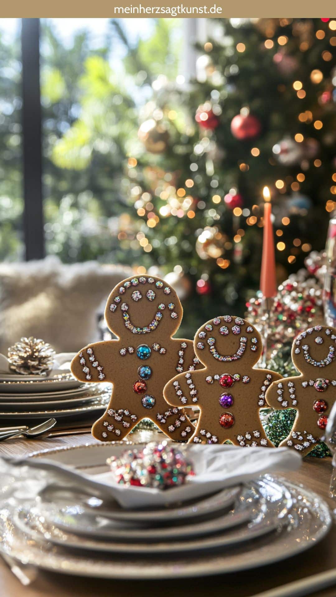 Weihnachtliche Lebkuchenmännchen basteln: Spaß für Kinder