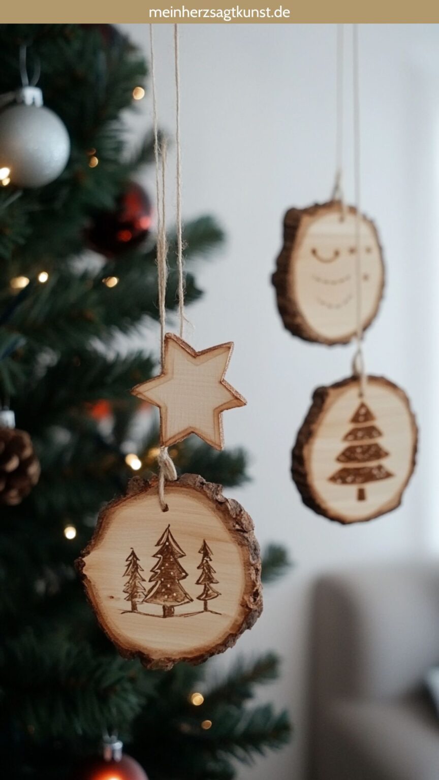 HcvGcm Weihnachts-Türdeko Aus Holz - 23x13,2 Cm Festlicher Rahmen Für Türen & Fenster