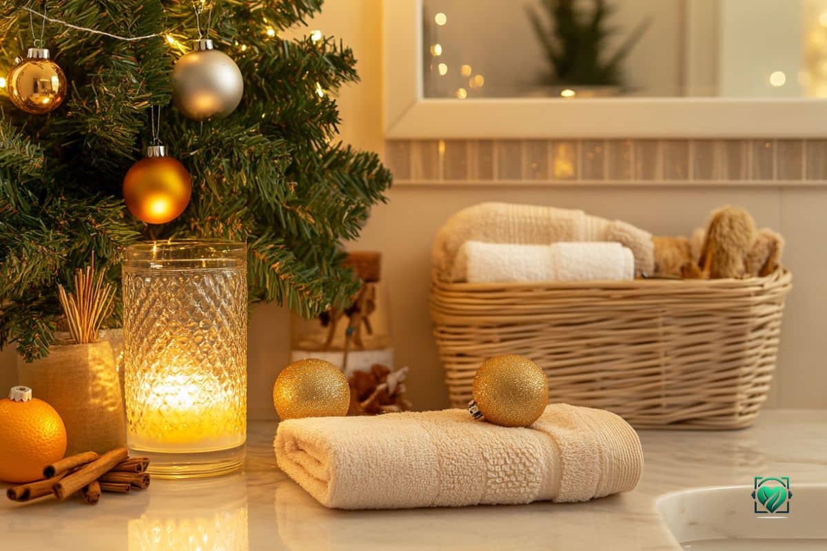 Gäste-WC weihnachtlich dekorieren: 9 traumhafte Ideen