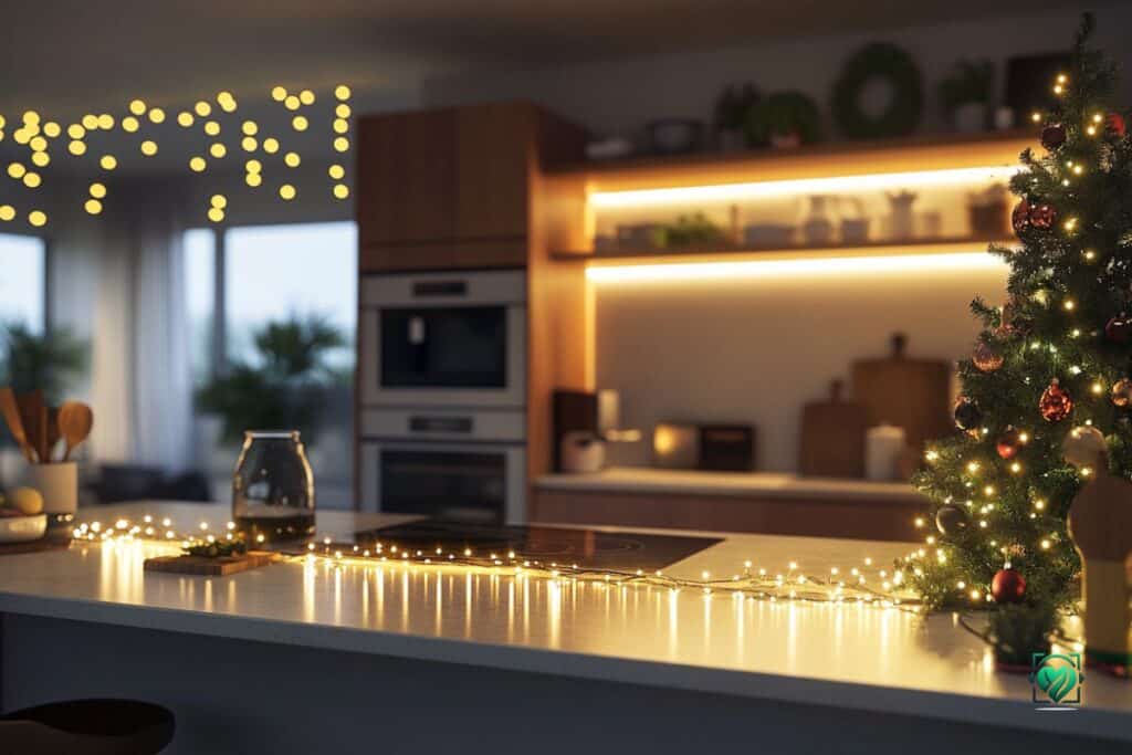 9 wunderschöne Ideen, um Ihre Küche winterlich zu dekorieren