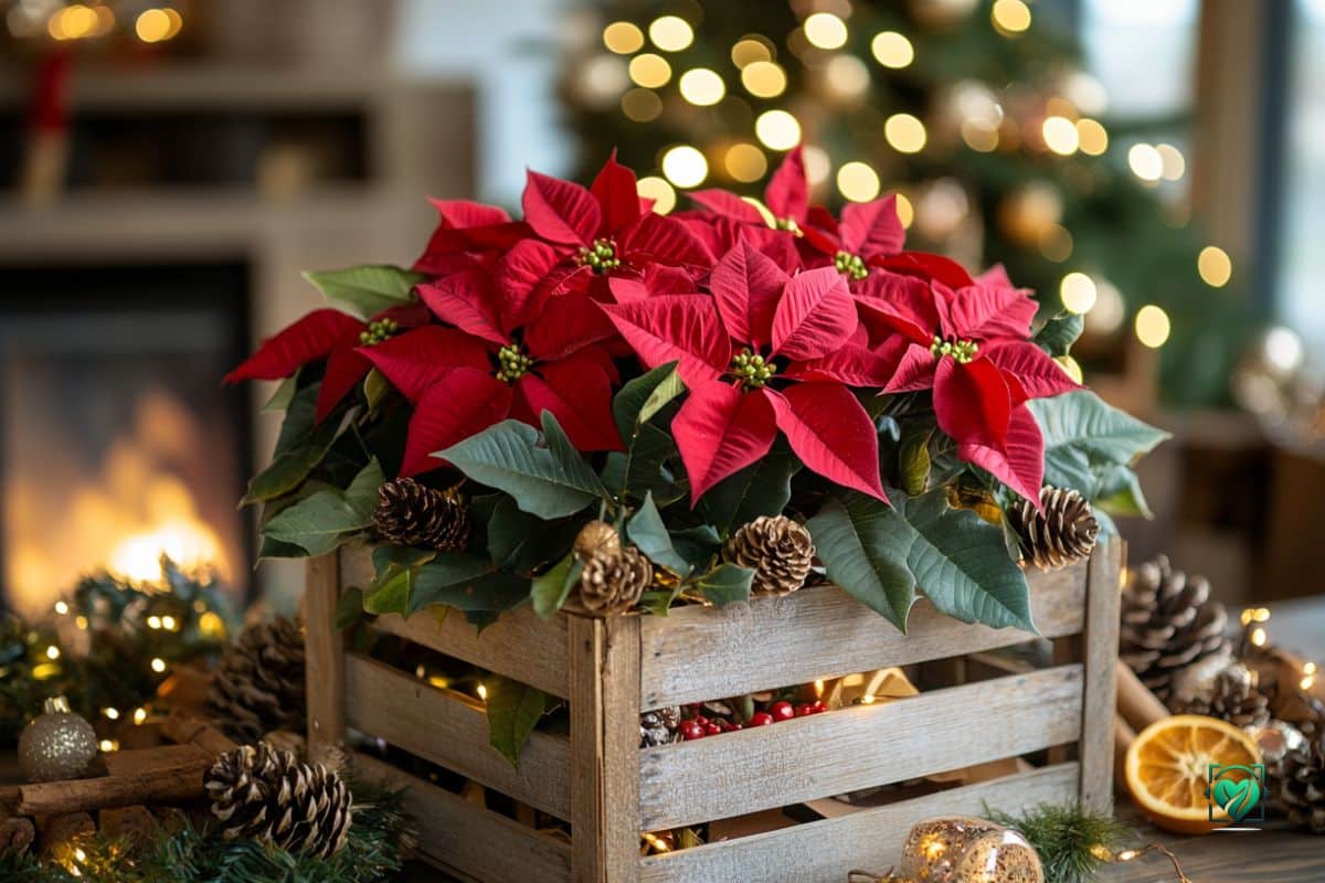 Weihnachtsstern Blumendeko: 12 wundervolle Ideen mit Poinsettia 