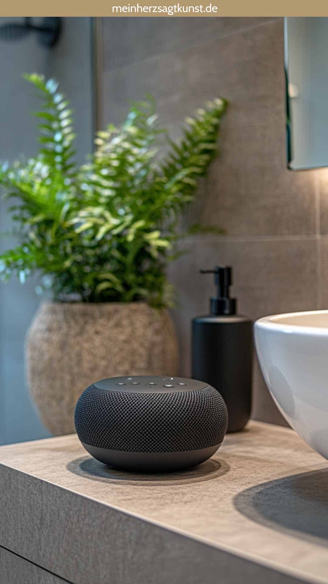 Badezimmer Accessoires Lautsprecher für Musik im Bad