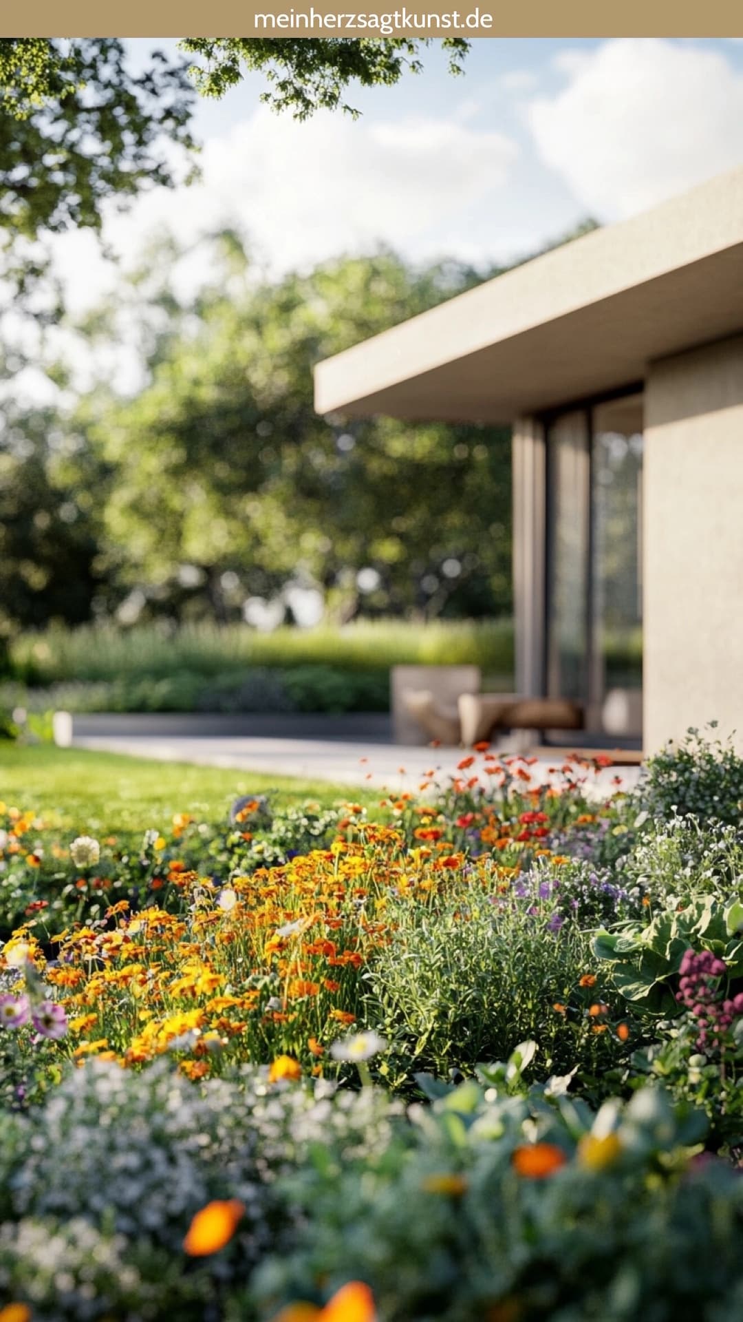 essbare blumenwiese garten bepflanzen ideen