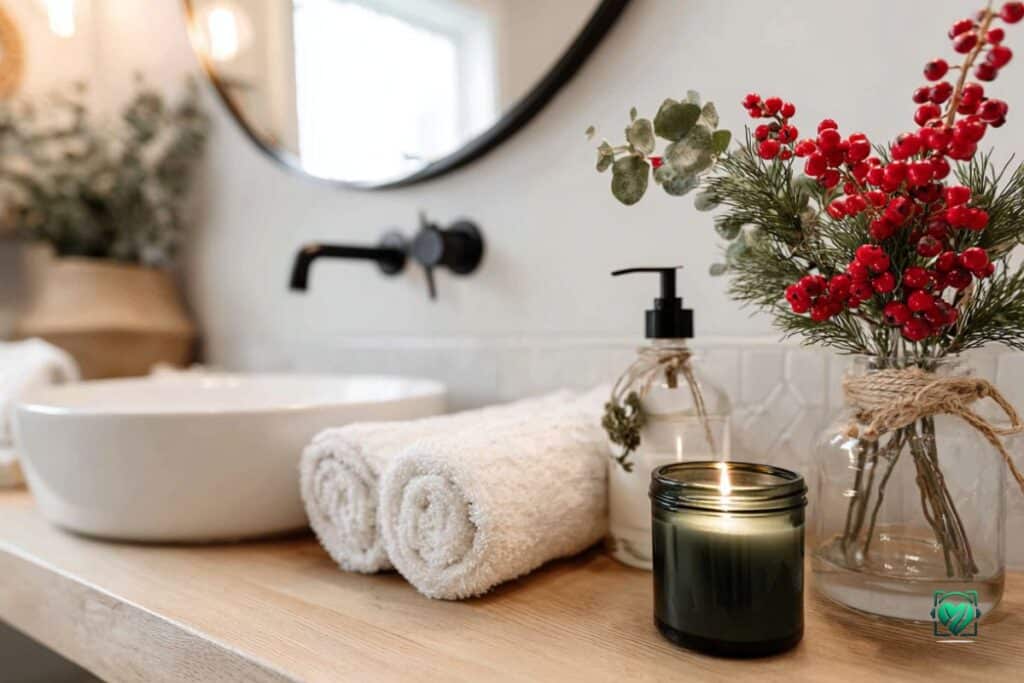 Gäste-WC Weihnachtsdeko: 9 originelle Ideen für festlichen Glanz