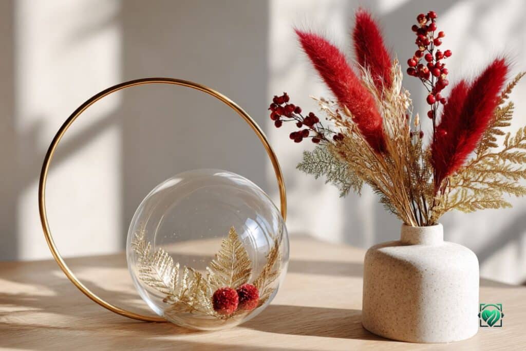 Weihnachtsdeko mit Trockenblumen: 9 festliche Ideen