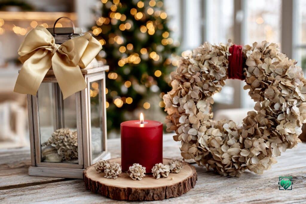 Weihnachtsdeko mit Hortensien: 9 wunderschöne Ideen für Ihr Zuhause